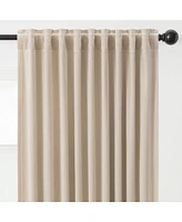 Chanasya Premium 2-Panel Blackout Velvet Curtains
