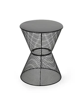 Nevada Mesh Hourglass Outdoor Side Table