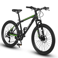 Streamdale Furniture 26 Inch Mountain Bike, Shimano 21 Speeds with Mechanical Disc Brakes, High