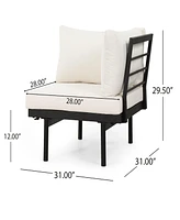 Theo 5-Seater Sectional Sofa Set: Comfort, Style, And Durability For Outdoor Living