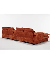 Streamdale Furniture Luxurious U-Shaped Sectional Sofa with Console and Usb Ports