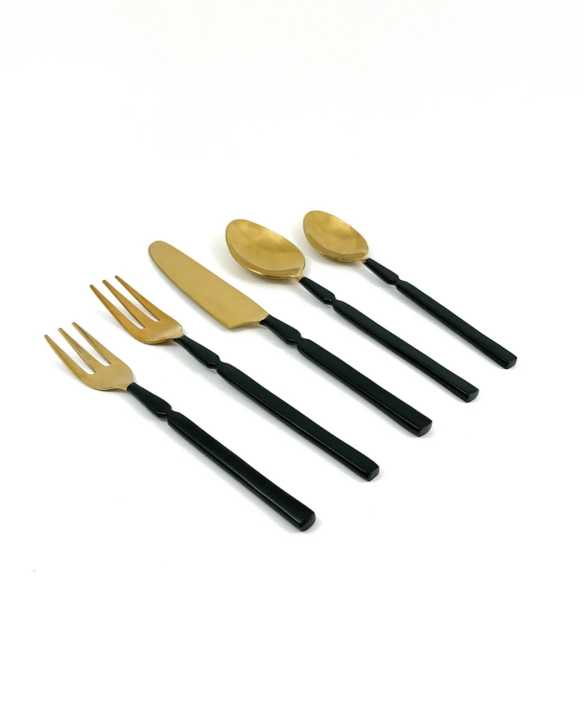 Vibhsa Spade 20-Pc. Flatware Set, Serving for 4