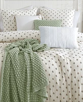 Peri Home Block Print Gauze 3-Pc. Comforter Set