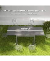 Streamdale Furniture Extendable Outdoor Dining Table, 41"