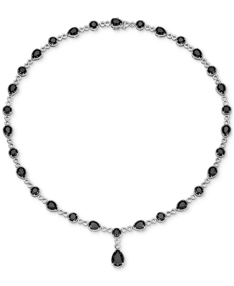 Truffle Sapphire (31-1/2 ct. t.w.) Necklace in Sterling Silver, 18"