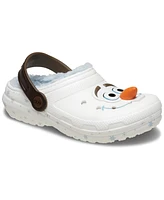 Crocs x Frozen Little Kids Olaf Lined Classic Clogs from Finish Line