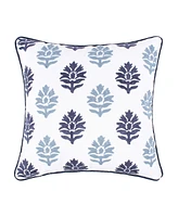 Levtex Aditya Medallion Embroidered Decorative Pillow, 18" x 18"