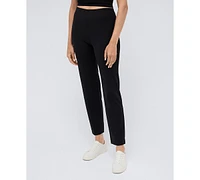 Kenneth Cole Women's Pull-On Athletic Stretch Hollywood-Waist Slim Ankle Pants