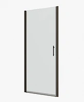 Streamdale Furniture 1 3/8" adjustment, universal pivot shower door, open outside, with 1/4" tempered glass