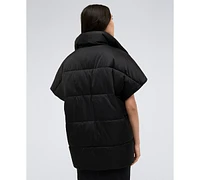 Kenneth Cole Women's Quilted Oversized Tapered Vest Jacket