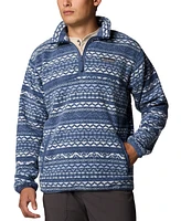 Columbia Men's Kenton Park Geometric 1/4-Zip Fleece Sweatshirt