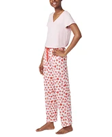 Hue Women's Heart Strawberries Drawstring Pajama Pants