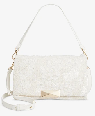 I.n.c. International Concepts Ninah Small Sequin Boucle Clutch Crossbody, Created for Macy's