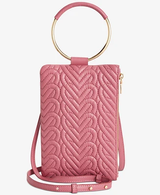 I.n.c. International Concepts Charlii Heart Quilted Heart Small Crossbody, Created for Macy's