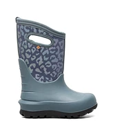 Bogs Girl Neo-Classic Metallic Leopard Boots