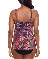 Miraclesuit Womens Dynasty Dazzle Tankini Top Bottoms