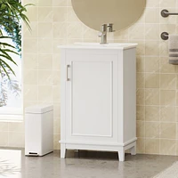 20" Vanity Cabinet with Basin and Soft-Close Door