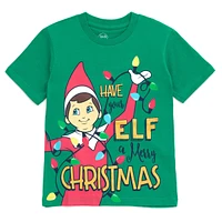 the Elf on Shelf Christmas 2 Pack T-Shirts Toddler to Big Kid