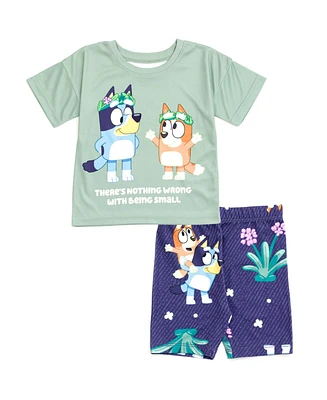 Bluey Girls Bingo T-Shirt and Shorts Outfit Set