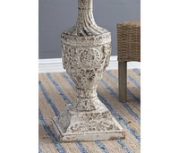 30x31" Antique Round Wood Table