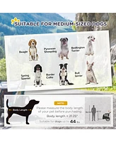 Streamdale Furniture 2-in-1 Pet Bike Trailer for Small Dogs, Road-Visibility Bicycle Stroller, Weather-Strong Bike Wagon Trailer Sidecar Attachment, W