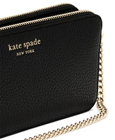 kate spade new york Taylor Pebbled Leather Double Zip Crossbody