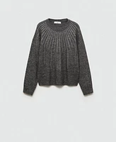 Mango Women's Glitter Detail Knitted Sweater