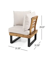 Sebastian 4-Piece Sofa Set, Beige
