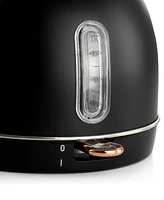 MegaChef 1.8 Liter Half Circle Electric Kettle with Thermostat