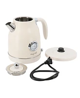 MegaChef 1.7 Liter Electric Tea Kettle and Slice Toaster