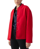 Sanctuary Women's Modern Snap-Front Bomber Jacket