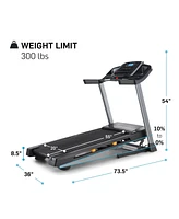 NordicTrack T 6.5 S Treadmill for Running and Walking with 5” Display and SpaceSaver Design