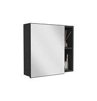 Depot E-shop Queets Medicine Single Door Cabinet, Two External Shelves