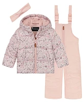 S Rothschild & Co Baby Girls Mini Floral Snowsuit