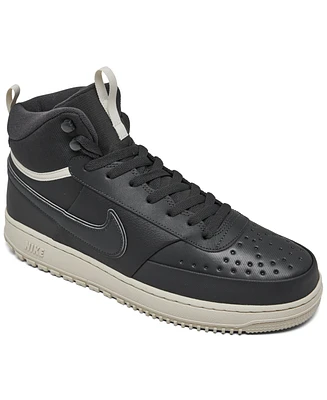 Nike Men's Court Vision Mid Winter Sneaker Boots from Finish Line