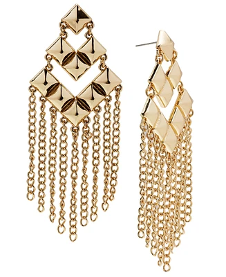 I.n.c. International Concepts Gold-Tone Shaky Chain Statement Earrings, Created for Macy's