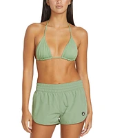 Volcom Juniors' 2" Simply Solid Swim Cover-Up Shorts