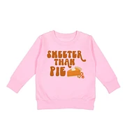 Sweet Wink Toddler Girls Sweeter Than Pie Thanksgiving Sweatshirt