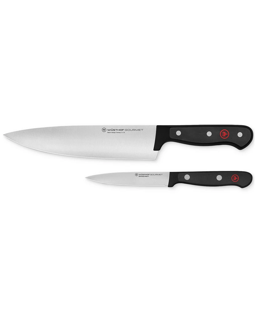 Wusthof Gourmet Black 2-Piece PrecisionEdge Chef's Set