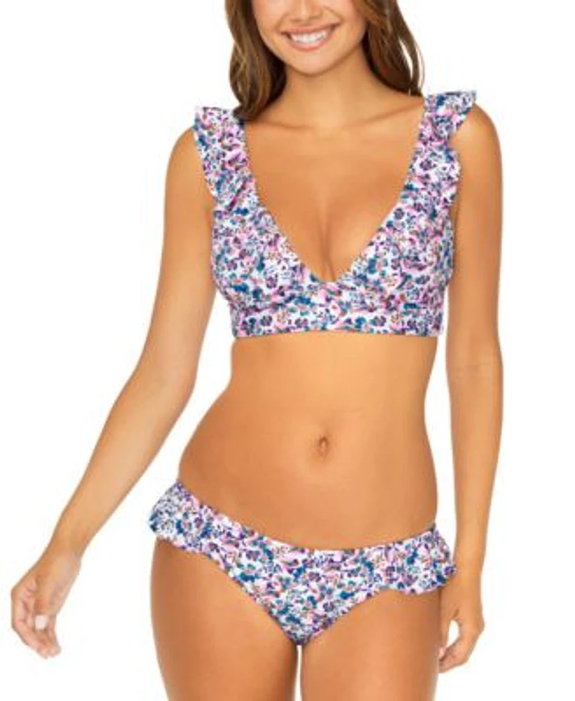 Raisins Juniors Cannes Ruffle Bikini Top Bottoms