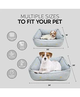 Paw & Decor Paws and Decor Celestial Cuddler Pet Bed for Dogs and Cats, Stellar Design Printed Dog Beds