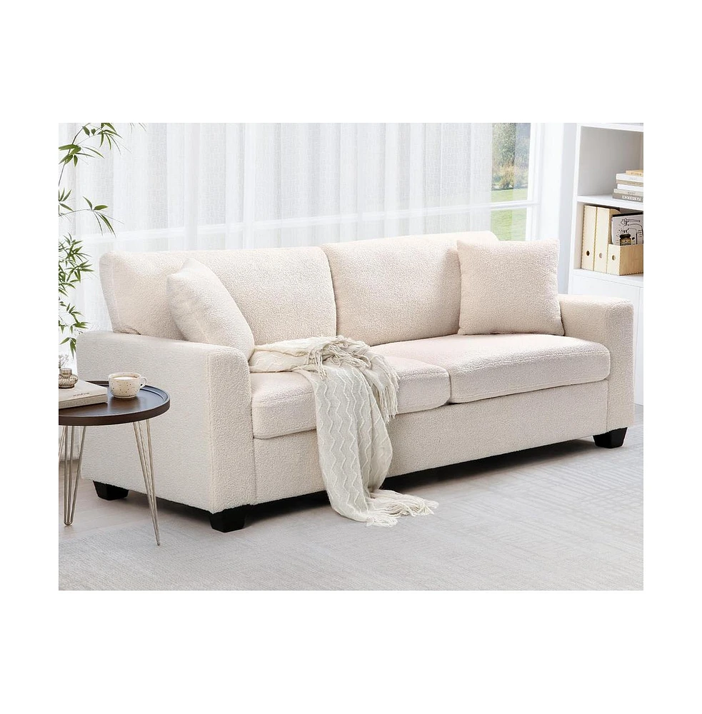 gaomon 83" Couch for Living Room Comfy Sofa Couch 3 Seater Couch Modern Sofa with Deep Seat for Bedroom Apartment Home Office，Living Room