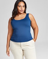 And Now This Plus Scoop-Neck Sleeveless Top, Created for Macy's