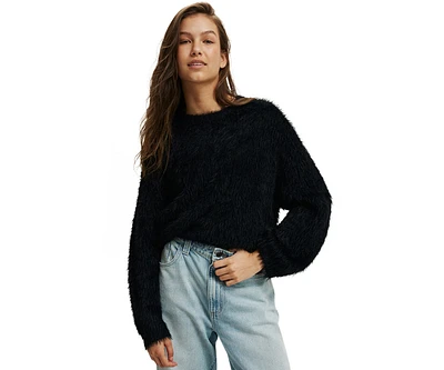 Cotton On Women's Faux Hair Rib Sweater