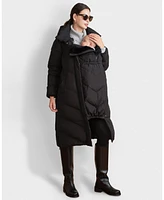Seraphine Women's Long Chevron Puffer