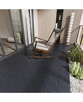 Simplie Fun New Style 12" Patio Deck Tiles, Diy Module Interlocking Decking Tiles Floor Tile