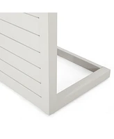 Cape Coral Alu C-Shaped Table Grey