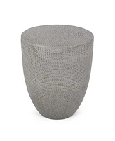 Modern Concrete End Table: Sophisticated, Lightweight, And Fully Assembled