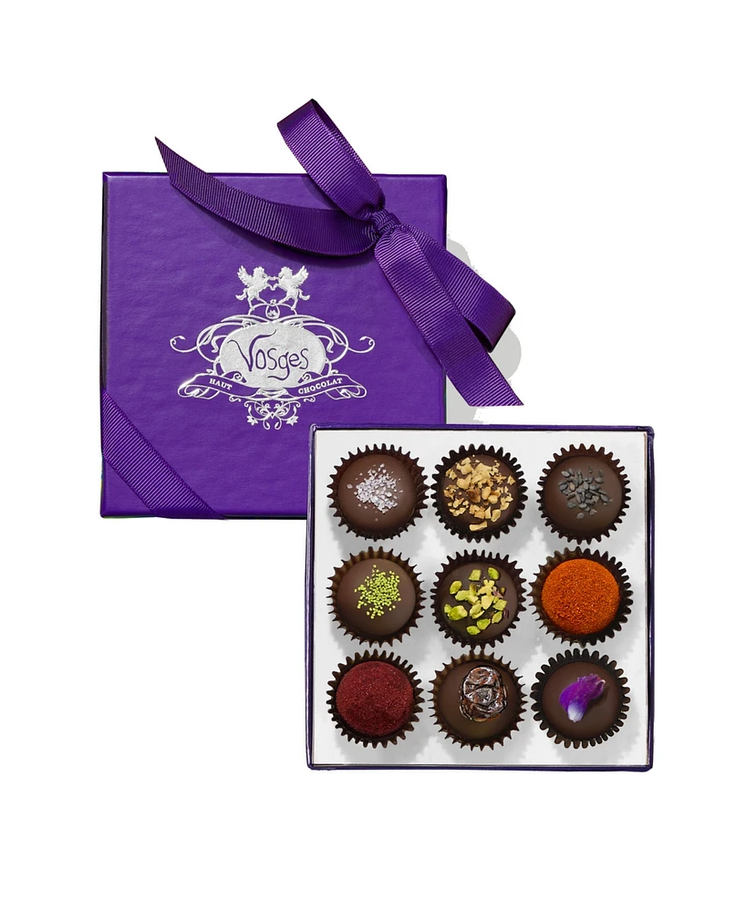 Vosges Haut-Chocolat Dark Chocolate Truffle Collection, 9 Piece