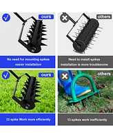 Simplie Fun Lawn aerators, gardens, yards, loose soil in farmland, Gardening Lawn Aerator Tool, Upgraded Heavy Duty Aerator Lawn Soil Penetrator Spike